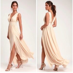 LULUS Heavenly Hues Maxi Dress-Size Small